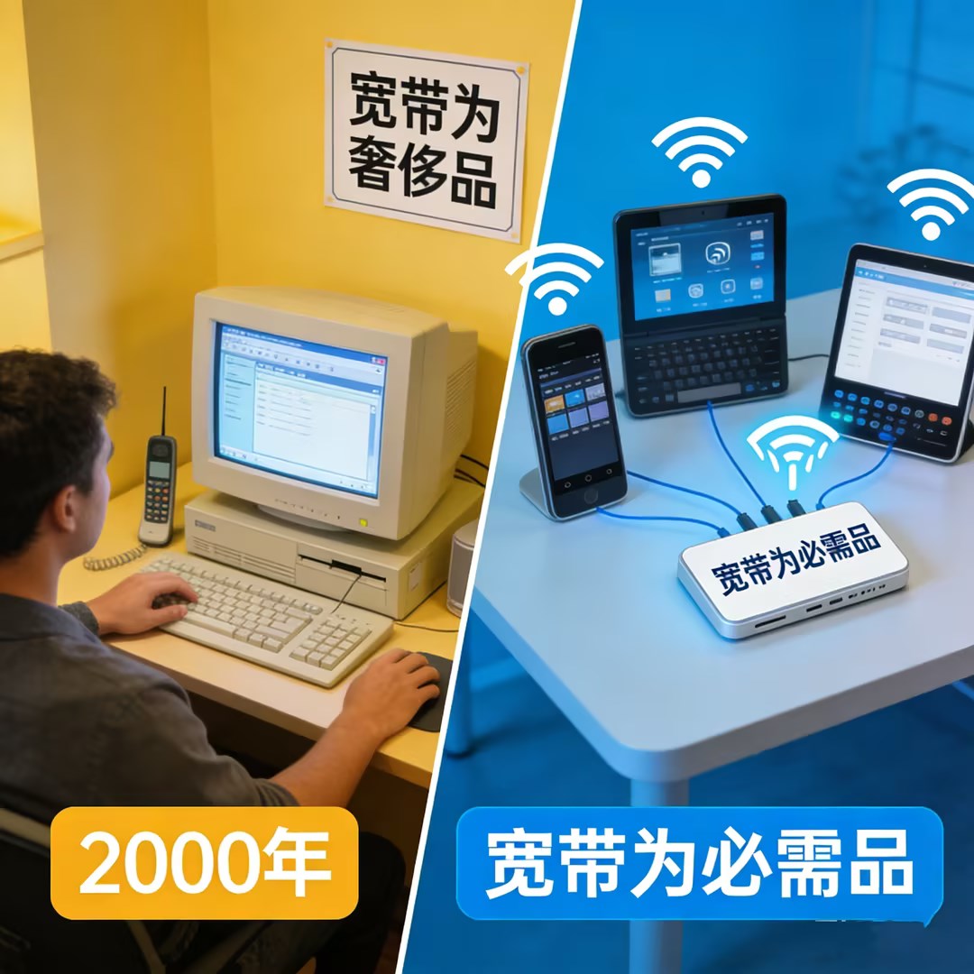 为什么人人都要装宽带？